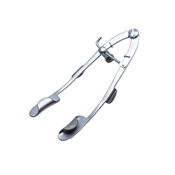 Lester-Burch Eye Speculum, Solid Curved Blades With Finger Squeeze Pads And Screw Locking Device Blade Length Of 14mm, Spread Of 36mm, Overall Length Of 3 1/4"" (83mm) 